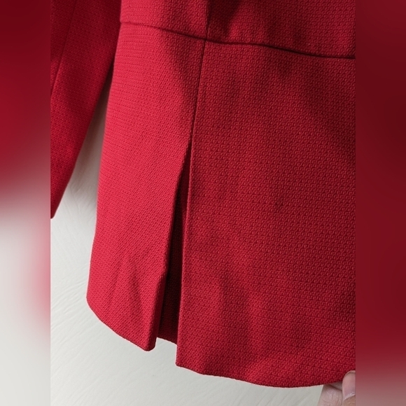 HALOGEN Cherry Red Y2K Blazer, Size S - Picture 8 of 9